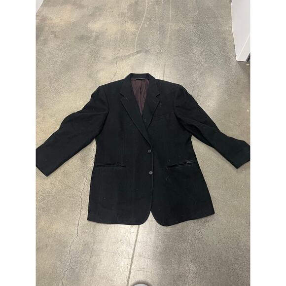 Brooks Brothers Other - Brooks Brothers Men’s‎ 100% Camelhair Sports Coat Black Size 47 Chest XL Preppy